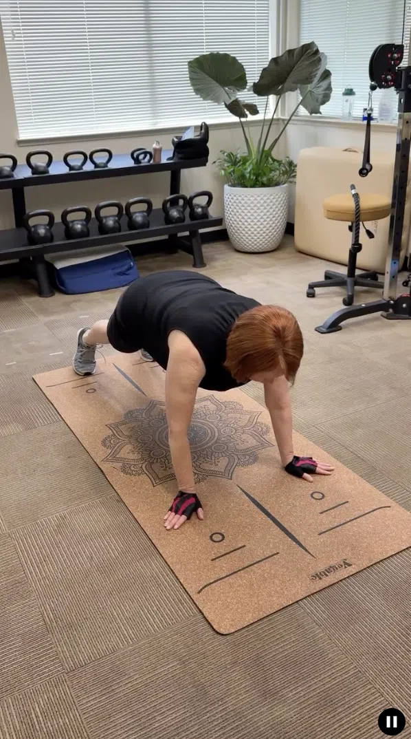 Plank vrouw 1